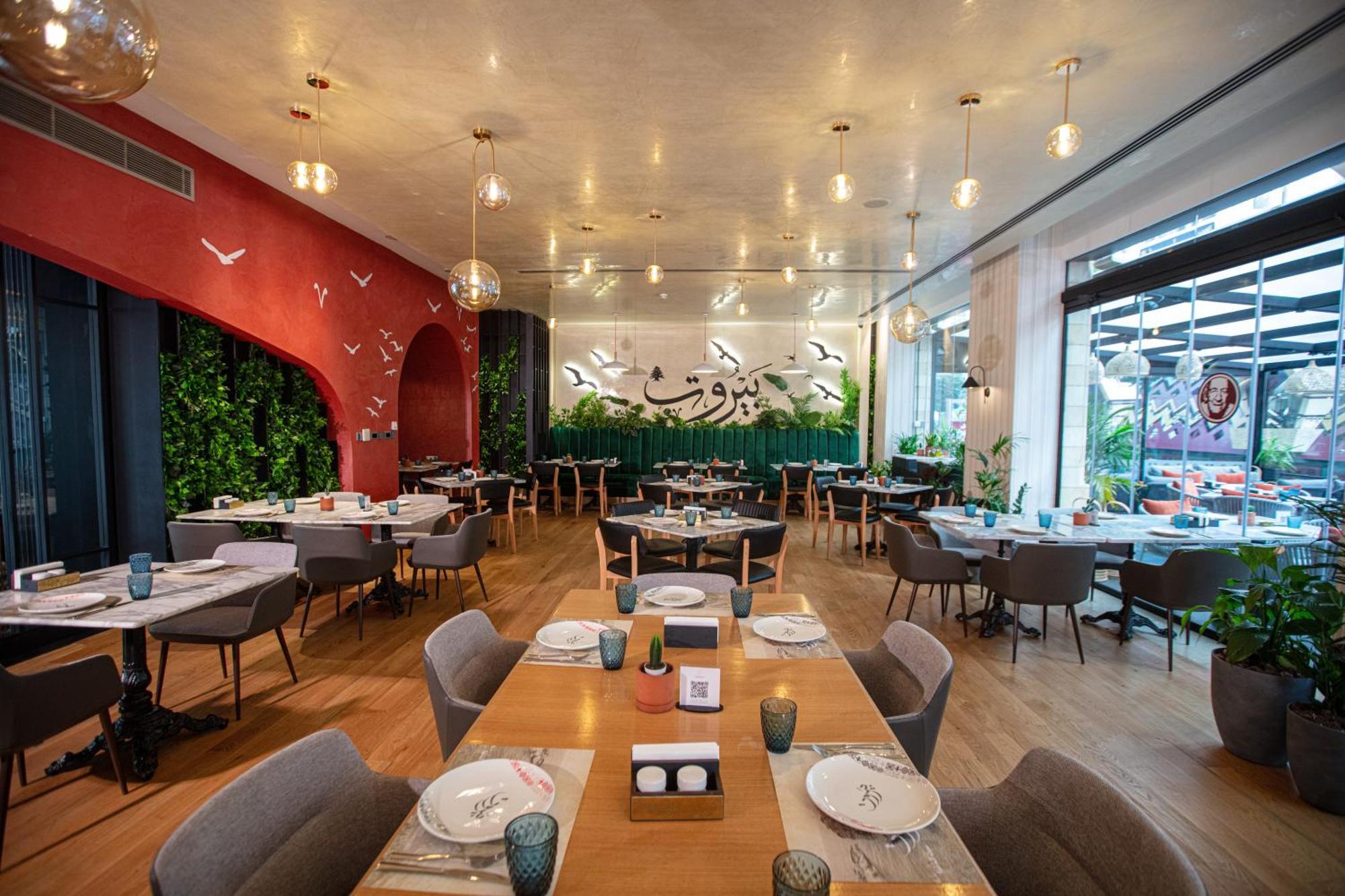 The Abdali Boulevard Hotel Амман Экстерьер фото Restaurant interior